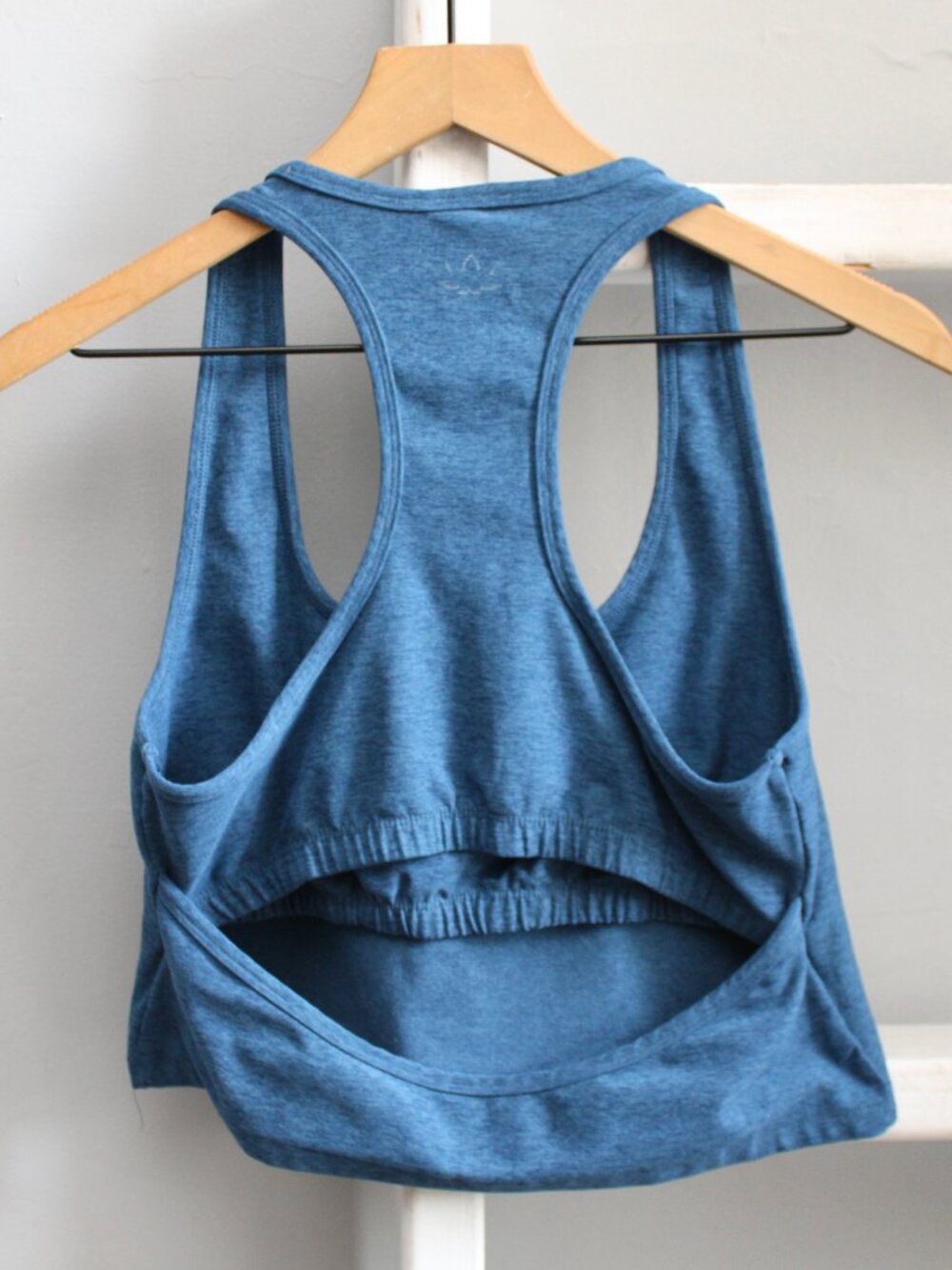 Beyond Yoga x Peloton Blue Spacedye Sports Bra Crop Top Size XL - Picture 2 of 7